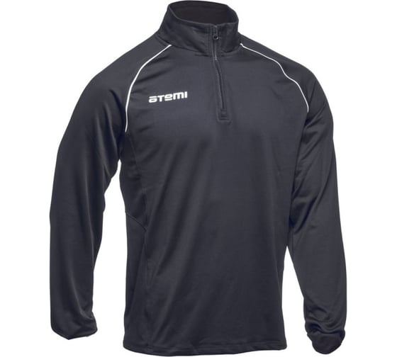 Тренировочная толстовка ATEMI с короткой молнией , цв. черный, AJKT-003SS23-BLK (M) 00-00009558-M