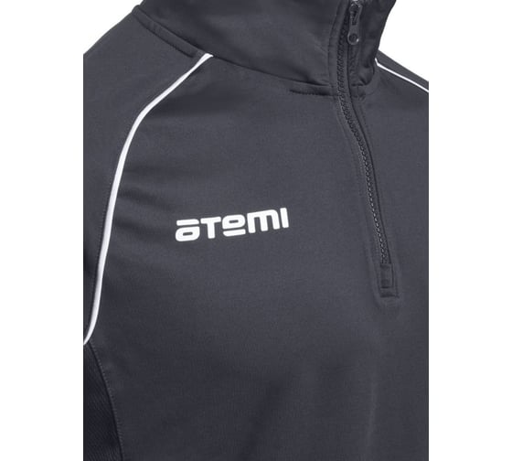 Тренировочная толстовка ATEMI с короткой молнией , цв. черный, AJKT-003SS23-BLK (M) 00-00009558-M