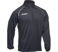 Толстовка тренировочная с короткой молнией ATEMI черный, AJKT-003SS23-BLK (S) 00-00009558-S