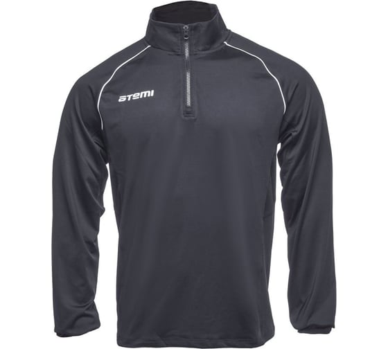 Толстовка тренировочная с короткой молнией ATEMI черный, AJKT-003SS23-BLK (S) 00-00009558-S