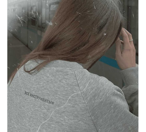 Свитшот ВИ серый, 25 2XL