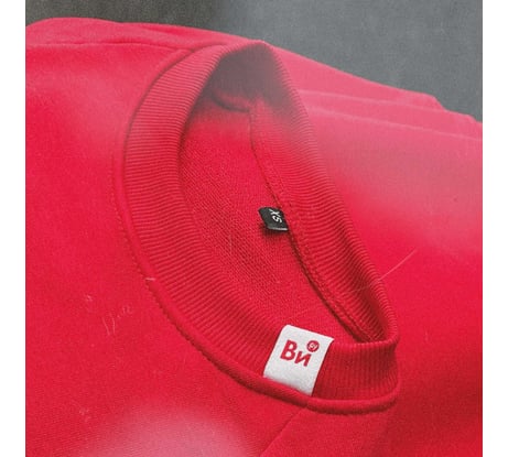 Свитшот ВИ красный 25 4XL