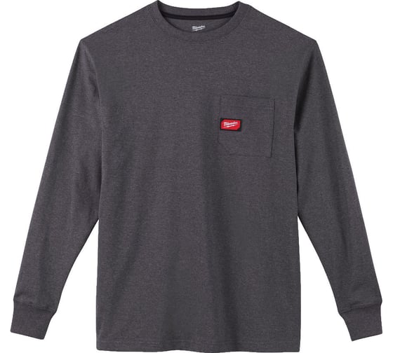 Футболка с длинными рукавами Milwaukee WTLSG-S серая 4933478237 1