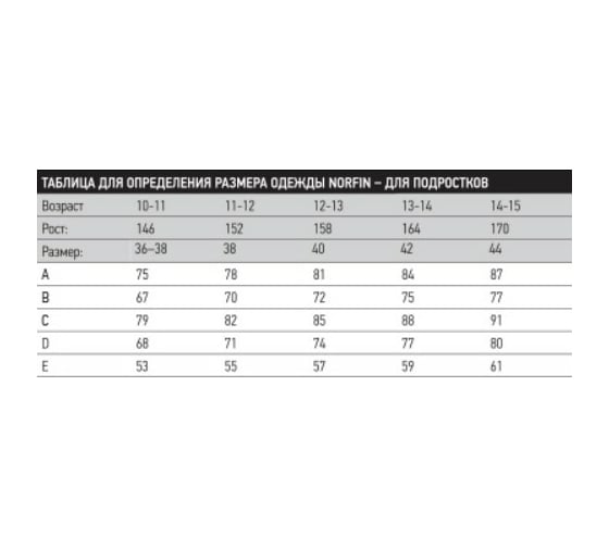 Зимний костюм NORFIN ELEMENT + JUNIOR 03, р. 44, рост 170 440003-14-15-170