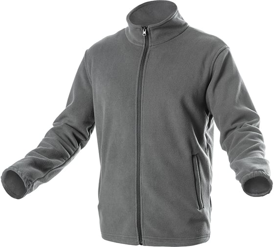 Флисовая толстовка HOEGERT TECHNIK PASADER, темно-серая, р.3XL/58 HT5K382-3XL