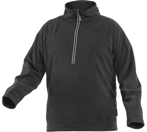 Флисовая толстовка HOEGERT TECHNIK EDER, на молнии 3/4, черная, р.XL HT5K374-XL 1