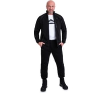 Гранит трикотажный костюм PAYER демисезонный, футер, черный, р-р 48-50, рост 170-176 4660335536719