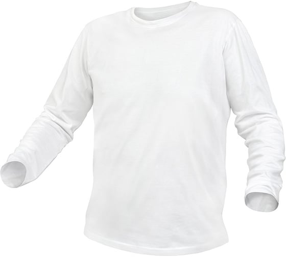 Футболка с длинным рукавом HOEGERT TECHNIK ILM хлопок, белая, р. 3XL HT5K421-3XL