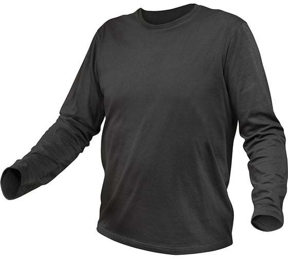 Футболка с длинным рукавом HOEGERT TECHNIK ILM хлопок, графитовая, р. XL HT5K420-XL