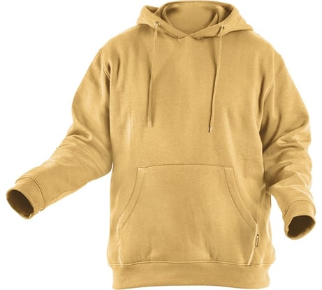 Хлопковое худи HOEGERT TECHNIK NIERS, желтая, размер XL HT5K381-XL