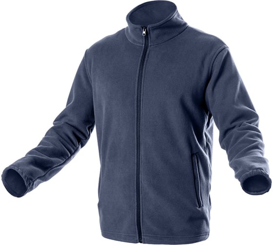 Флисовая толстовка HOEGERT TECHNIK HOEGERT EZRA с OXFORD темно-синяя 2XL (56) HT5K907-2XL