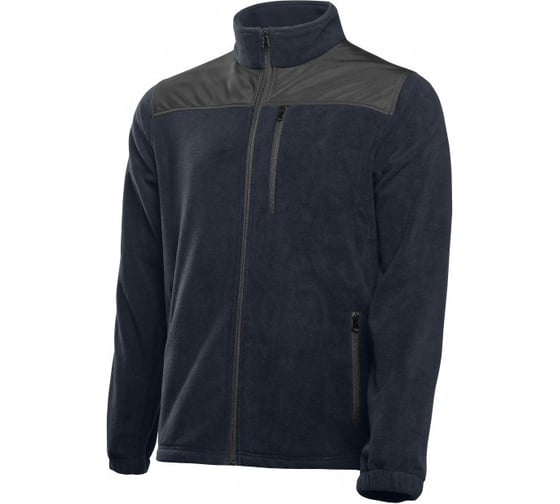 Флисовая толстовка HOEGERT TECHNIK HOEGERT EZRA с OXFORD темно-синяя 4XL (60) HT5K907-4XL