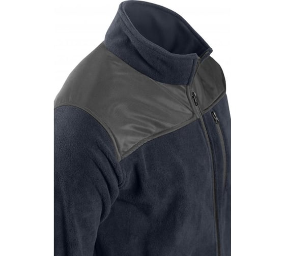 Флисовая толстовка HOEGERT TECHNIK HOEGERT EZRA с OXFORD темно-синяя 4XL (60) HT5K907-4XL