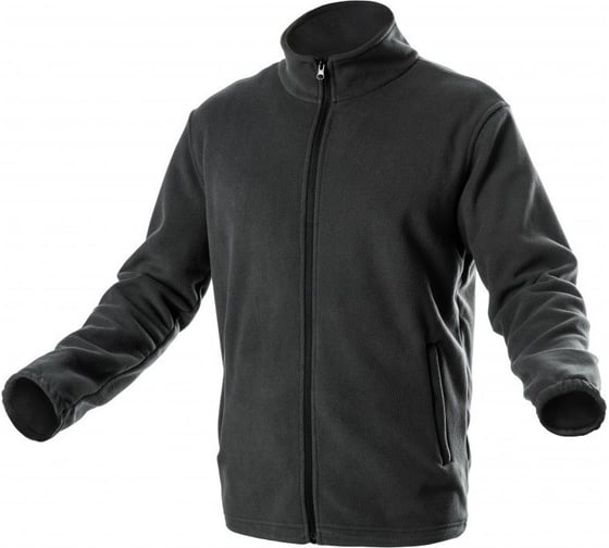 Флисовая толстовка HOEGERT TECHNIK HOEGERT EZRA с OXFORD черная 2XL (56) HT5K906-2XL