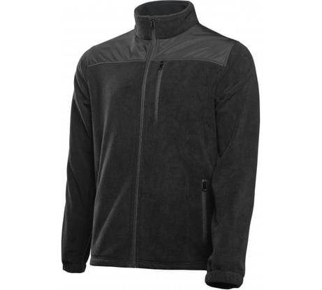 Флисовая толстовка HOEGERT TECHNIK HOEGERT EZRA с OXFORD черная 3XL (58) HT5K906-3XL