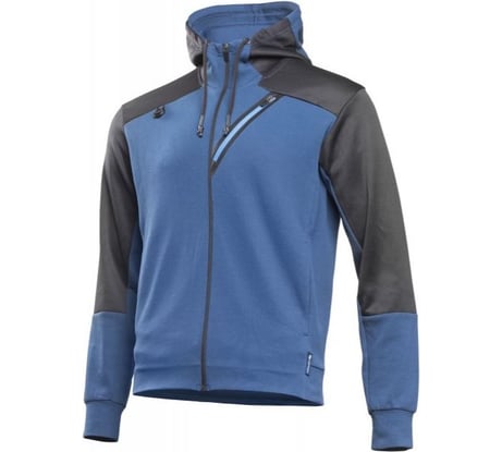 Толстовка с капюшоном HOEGERT TECHNIK ERIK синий/черный XL (54) HT5K904-XL