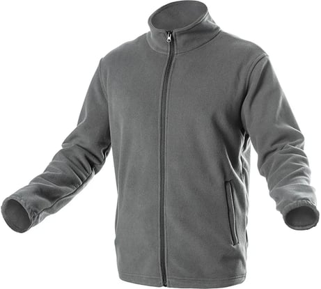 Толстовка флисовая HOEGERT TECHNIK PASADER, темно-серая, 2XL (56) HT5K382-1-2XL