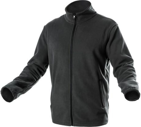 Толстовка флисовая HOEGERT TECHNIK PASADER, чёрная, 2XL (56) HT5K384-1-2XL