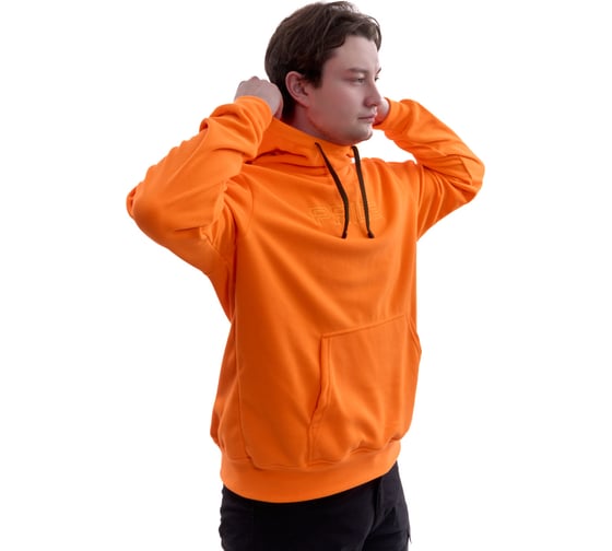 Мерч толстовка флисовая Pride оранжевый, р-р 48-50 рост 170-176 4660335551460