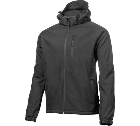 Куртка HOEGERT TECHNIK DITTER SOFTSHELL с капюшоном черная 3XL (58) HT5K260-1-3XL