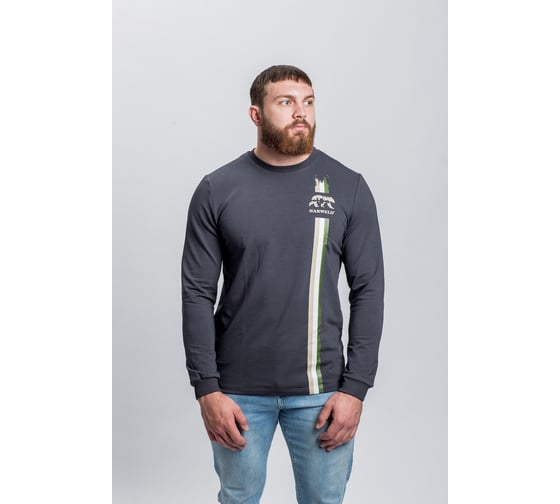 Лонгслив ТЗРО Russian Fishing (графит), (р. XXL) Лонгслив "Russian Fishing" (графит), (р. XXL)