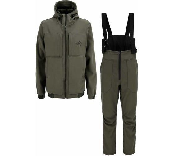 Костюм Элементаль Клерик (Cleric) К-418, ткань SoftShell без мембраны (92% ПЭ, 8% спандекс), хаки, 56/58, 170-176 4620426002776