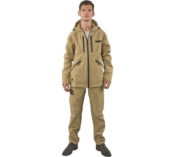 Костюм Элементаль ИФРИТ Спригган (IFRIT Spriggan) софт-шелл, арт. К-422 Ткань SoftShell, состав: 92% - ПЭ, 8% - спандекс Песок, 44/46, 170-176 4620426001724