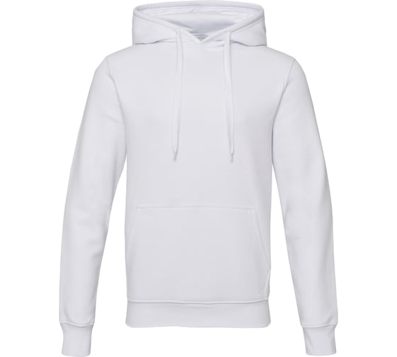 Толстовка-кенгуру (худи) с капюшоном MODERN без молнии, 320 г/м2, белый 120001-3XL