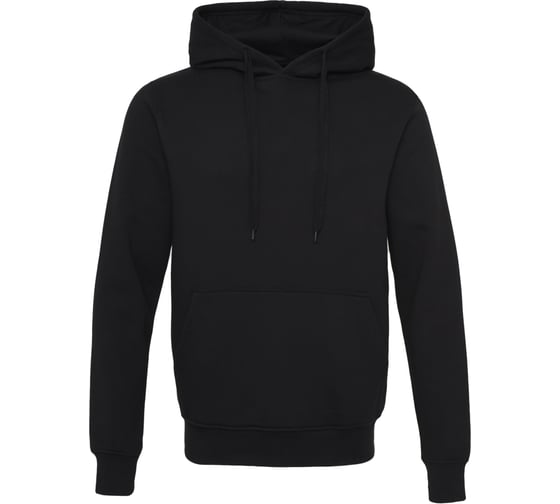 Толстовка-кенгуру (худи) MODERN с капюшоном без молнии 320 г/м2 черный 120002-L
