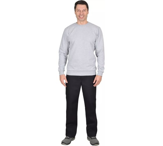 Толстовка Сириус меланж серый (футер 240 г/м2) р.3XL(60-62) (ЧЗ) 116547