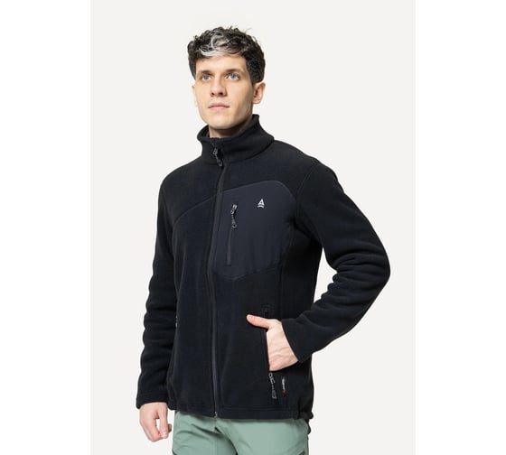 Куртка СПЛАВ EL Capitan Polartec 200 черная, размер 52/182 4670120560584