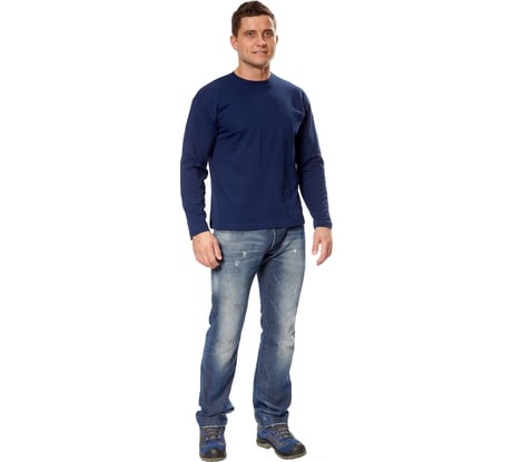 Футболка с длинным рукавом Эксперт Спецодежда темно-синяя, р.XL/52 6446000036405