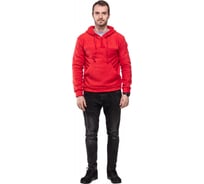 Флисовая толстовка-кенгуру ООО Комус бордовая, размер M/44-46 1370748