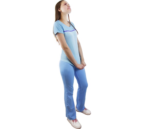 Комплект женской одежды для фитнеса Kampfer Light blue размер M K07723002
