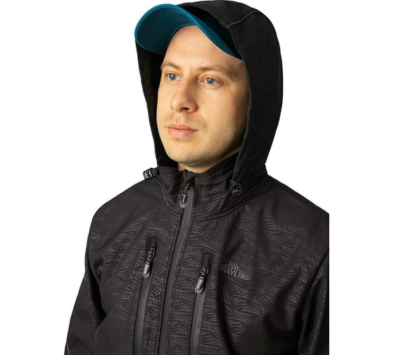 Костюм Grayling Bering софт-шелл, черный, р. 60-62, рост 170-176 4610097010439