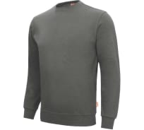 Рабочий свитшот-пуловер Nitras MOTION TEX LIGHT серый, 300 г/м, 70 хлопок/30 полиэстер 7015-M-grey