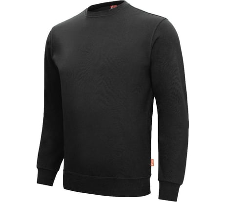 Рабочий свитшот-пуловер Nitras MOTION TEX LIGHT черный, 70 хлопок/30 полиэстер 7015-L-black