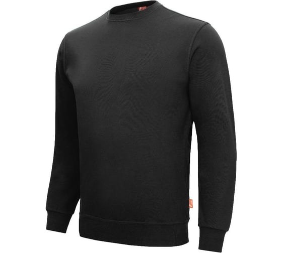 Рабочий свитшот-пуловер Nitras MOTION TEX LIGHT черный, 70 хлопок/30 полиэстер 7015-L-black 1