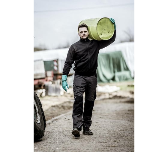 Толстовка Nitras MOTION TEX LIGHT черный, 300 г/кв.м, 70 хлопок/30 полиэстер, 7020-M-black
