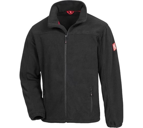 Флисовая куртка Nitras MOTION TEX PLUS 300 г/кв.м, черный, молния 7040-M-black
