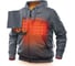 Толстовка с подогревом Milwaukee серая M12HHGREY2-0 S 4933451616 4
