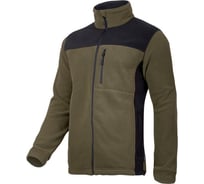 Флисовая куртка LAHTI PRO зелено-черная, р. 2XL L4011605