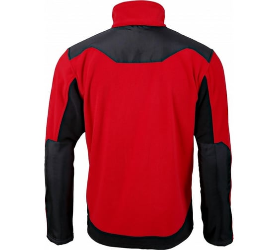 Флисовая рабочая куртка LAHTI PRO красно-черная, р. 3XL L4011506