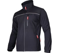 Куртка LAHTI PRO софтшелл, черная, р. 2XL LPKS12XL