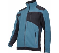 Флисовая рабочая куртка LAHTI PRO серо-черная, р. 2XL L4011405