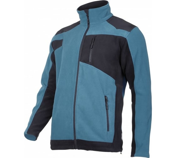 Флисовая рабочая куртка LAHTI PRO серо-черная, р. 2XL L4011405 1