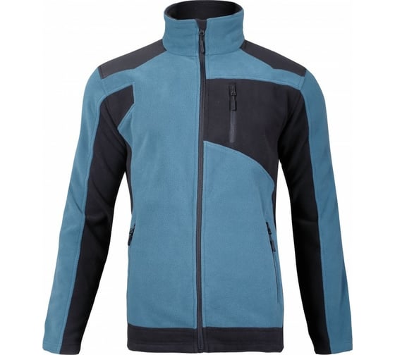 Флисовая рабочая куртка LAHTI PRO серо-черная, р. 3XL L4011406