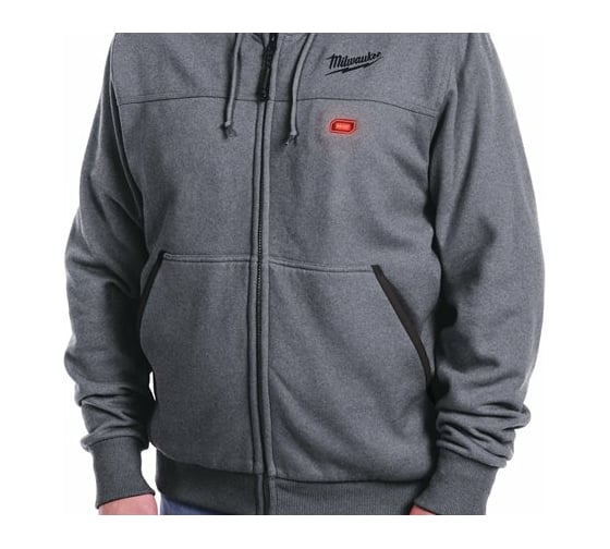 Толстовка Milwaukee M12 HHGREY3-0 серая, размер L 4933464354 1