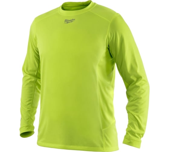 Желтая футболка с длинным рукавом Milwaukee WWLSY р. 2XL 4933464201 1