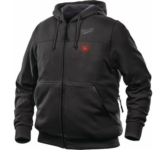 Толстовка Milwaukee M12 HHBL3-0 черная, р.XL 4933464349 1